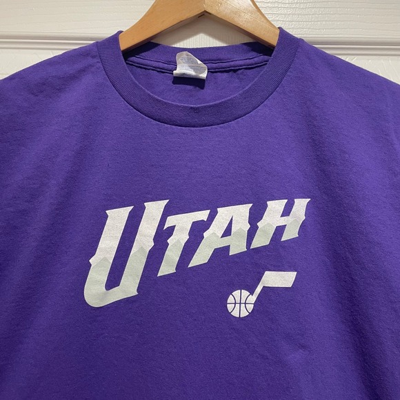 Other - Utah Jazz Mens T Shirt XL Purple 100% Cotton NBA Basketball Graphic Tee SeatGeek